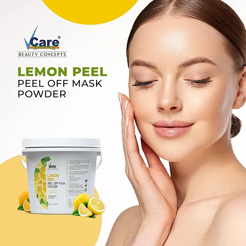 peel of mask,Vcare peel of mask,glowing sheet mask,lemon peel of mask,hydrated peel of mask